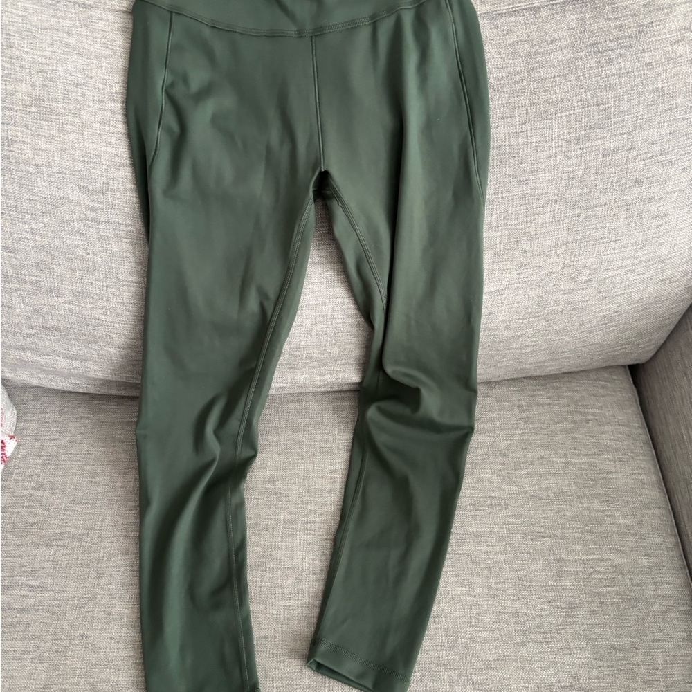 Adidas Green 7/8 High-Rise Leggings